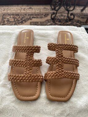 Bandolino Summer Sandal-Tan Women's 8.5